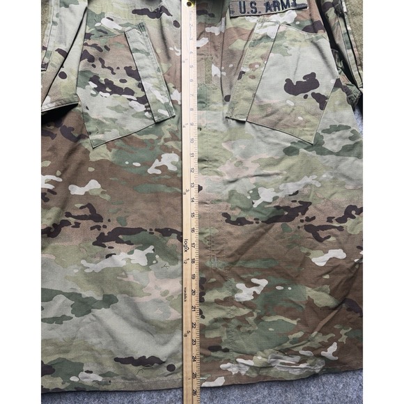 Army Combat Military BDU Mens Large-XL Camouflage Button Down - Picture 2 of 11